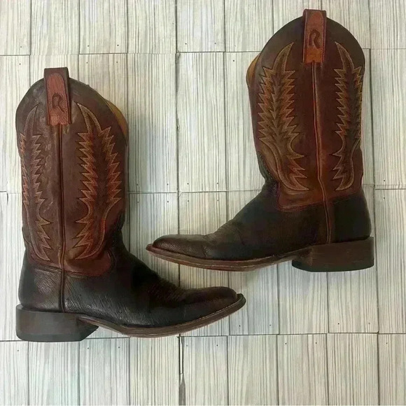Rod Patrick Smooth Ostrich Custom Cowboy Boots - Picture 1 of 11